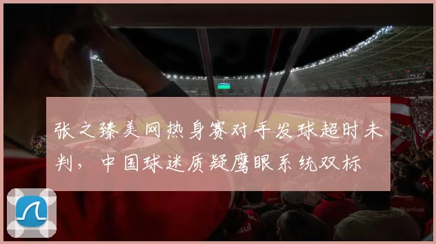 张之臻美网热身赛对手发球超时未判，中国球迷质疑鹰眼系统双标